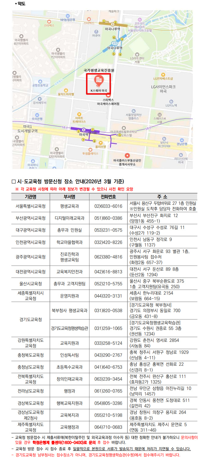 학점인정신청 안내 캡처 이미지:내용은 첨부파일과 같음