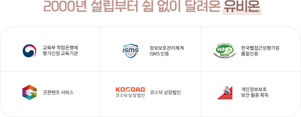 2000년 설립부터 쉼 없이 달려온 ‘유비온’